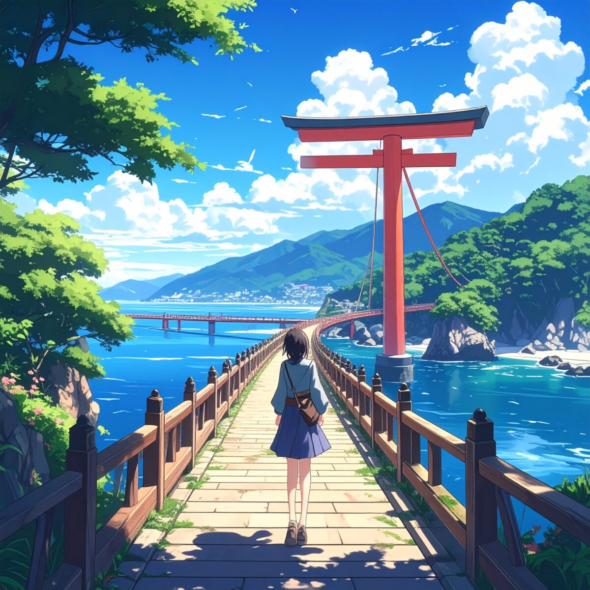 从鹫羽山眺望濑户大桥的绝景，巡礼“儿岛圣地”